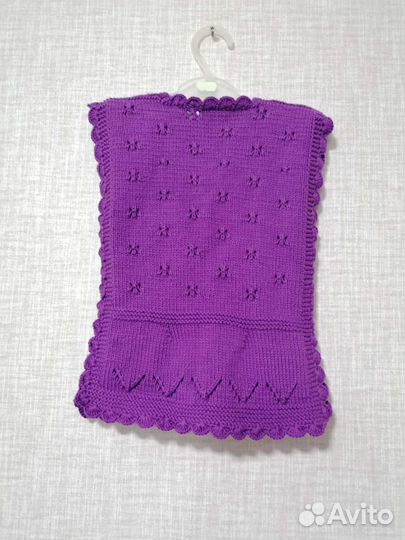 Жилетка на девочку 86-92 ручная работа