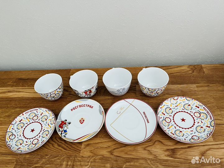 Чайные пары 4 шт. футбол