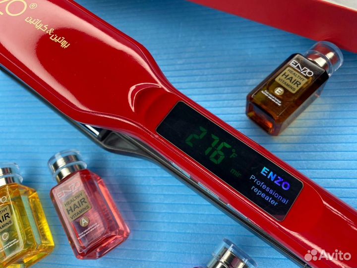 Плойка Enzo Титановое покрытие + Витаминные масла