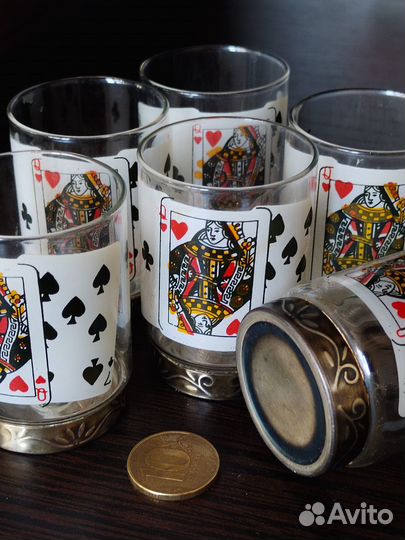 Стопки для водки СССР с мельхиором