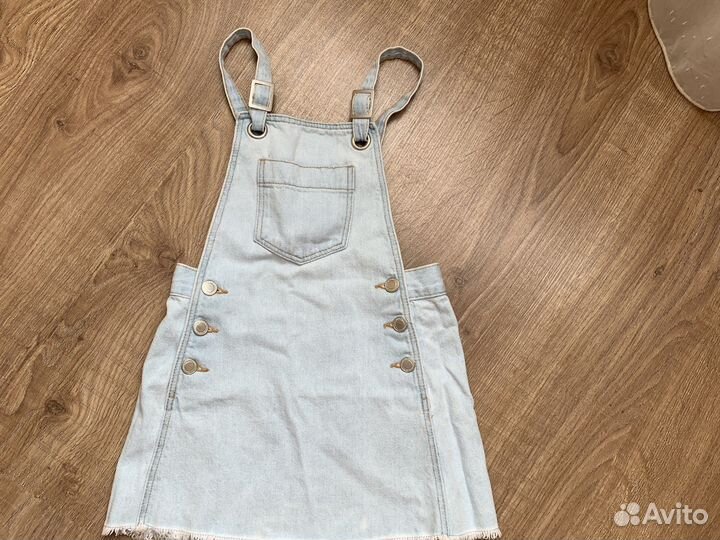 Джинсовый сарафан Zara для девочки