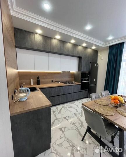 Кухня графит в стиле минимализм (кухня за 3 дня)