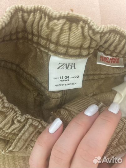 Джинсы zara 92 для мальчика