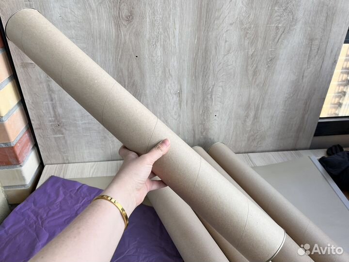 Тубус 64 х 8 см Колба Футляр