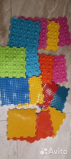 Ортопедический коврик 16 штук,разной плотности