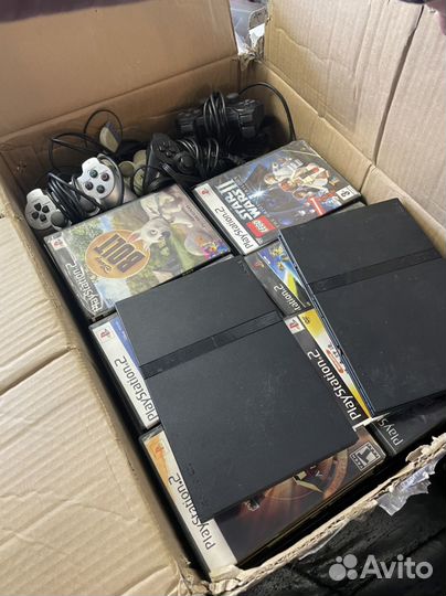 Sony playstation 2 PS2 slim и игры обмен