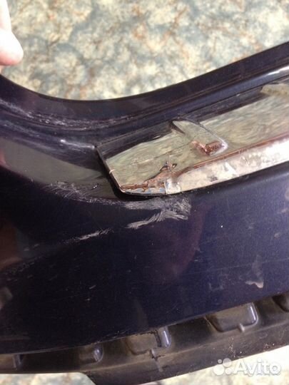 Бампер задний с накладкой VW Touareg 2011-2014