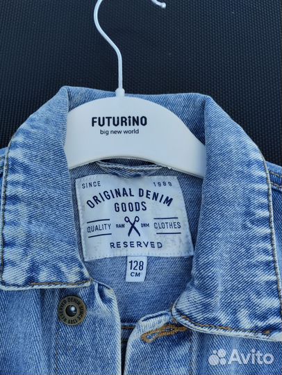 Куртка джинсовая denim 128