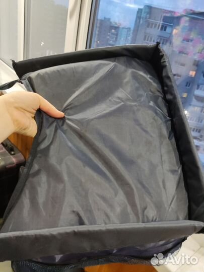 Детский стол для автокресла с боковыми карманами