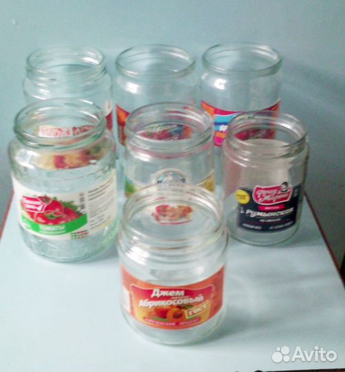 Банки стеклянные 0.5 - 0.9 л