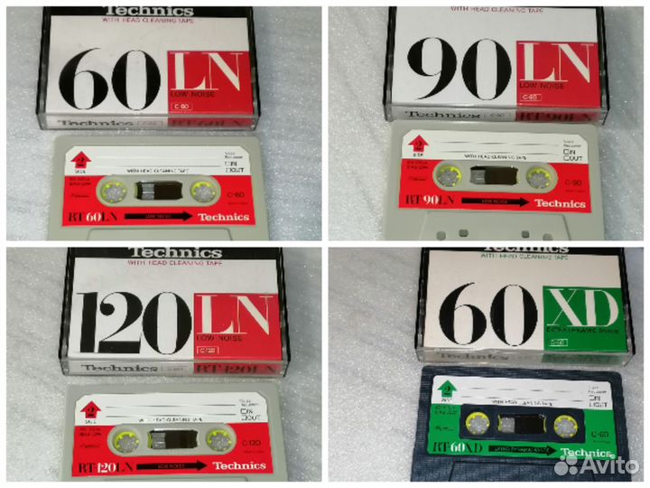 Топовые аудиокассеты TDK, Sony, Thats, Denon