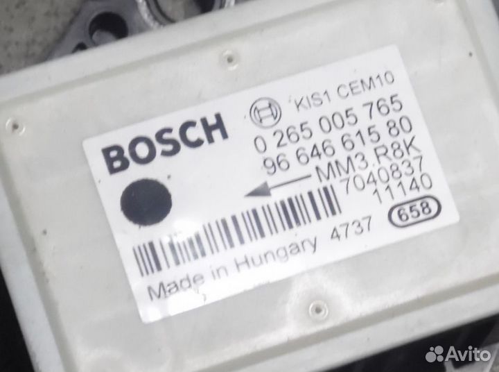 Датчик курсовой устойчивости Пежо 308