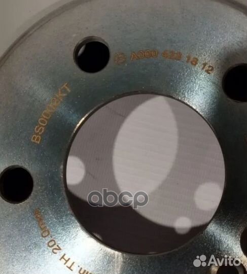Диск тормозной задний mercedes-benz A000 423 18