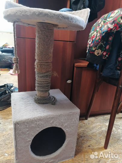 Когтеточка с домиком бу