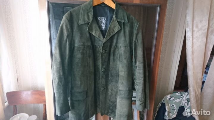 Мужская замшевая куртка second hand