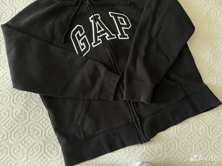 Зип худи gap черная