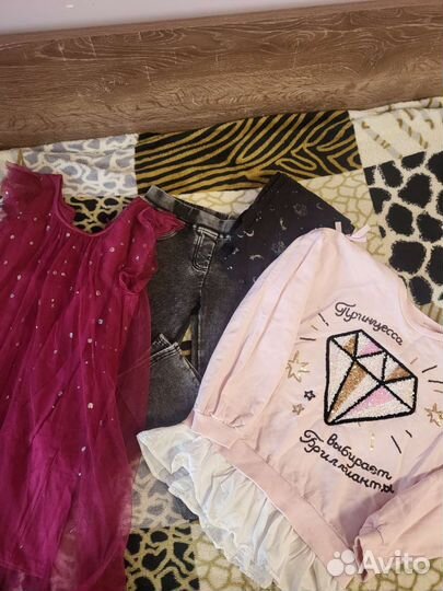 Вещи пакетом на девочку 128