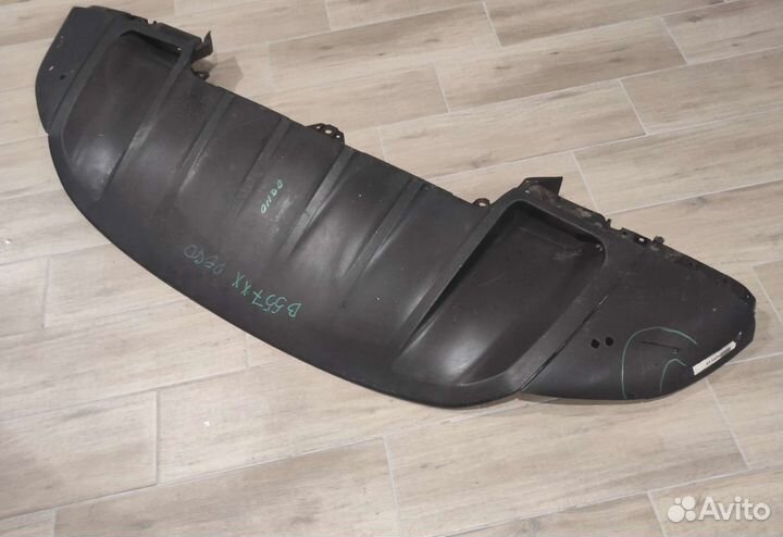 Спойлер переднего бампера Porsche Cayenne 2012