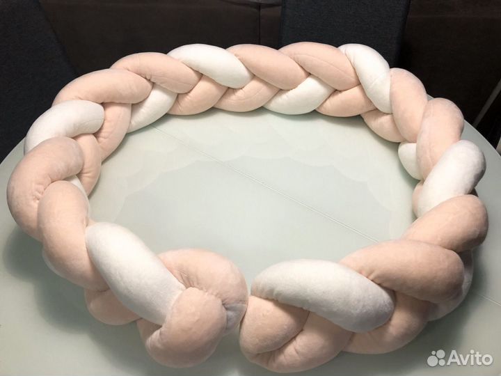 Косичка бортик в детскую кроватку