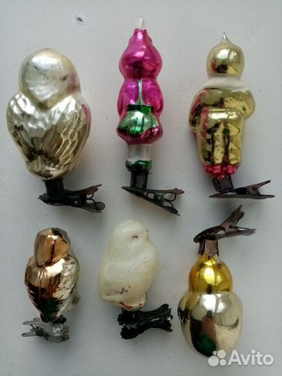 Елочные игрушки СССР
