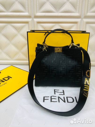 Женская сумка fendi экокожа lux