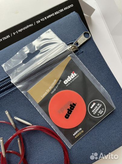 Набор коротких спиц Addi Novel новый