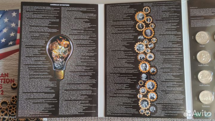 Альбом для монет 1 доллар Инновации и изобретения