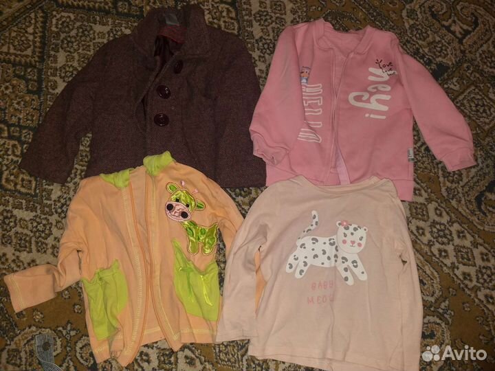 Новая одежда пакетом на девочку до 3 лет