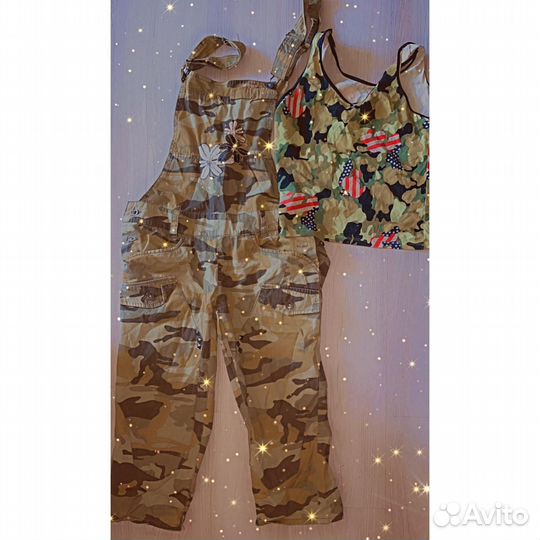 Камуфляжный комбинезон и Майка