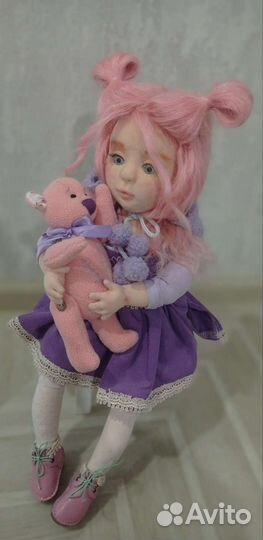 Кукла шарнирная текстильная