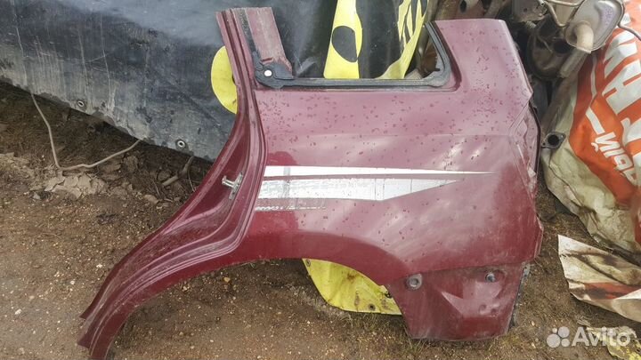 Крыло заднее левое четверть chery tiggo t11 тигго