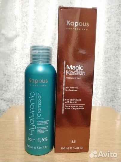 Краска и окислитель для волос Kapous Капус
