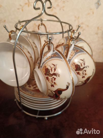 Чайный сервиз с павлинами
