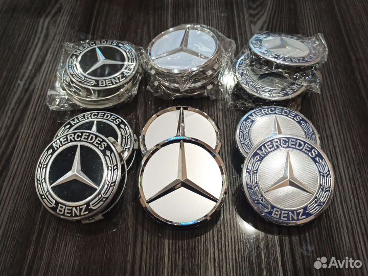 Колпачки на литые диски mercedes