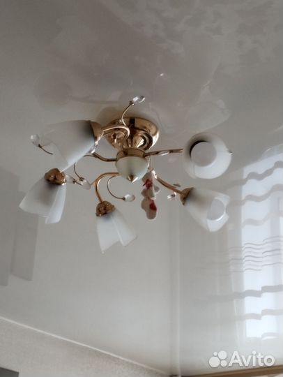 Люстра потолочная бу
