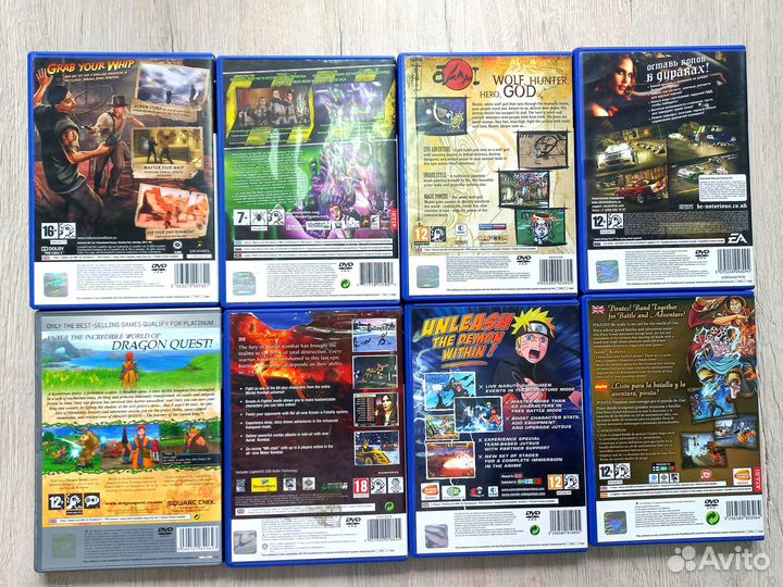 12 редких дисков Sony PS2