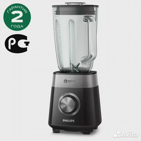 Стационарный блендер Philips HR2228/90, черный