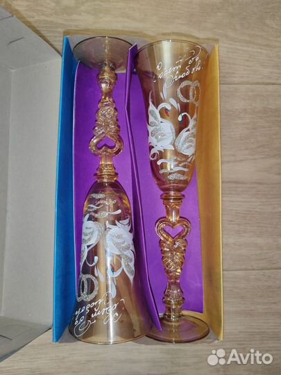 Бокал стеклянный