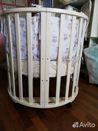 Кроватка овальная