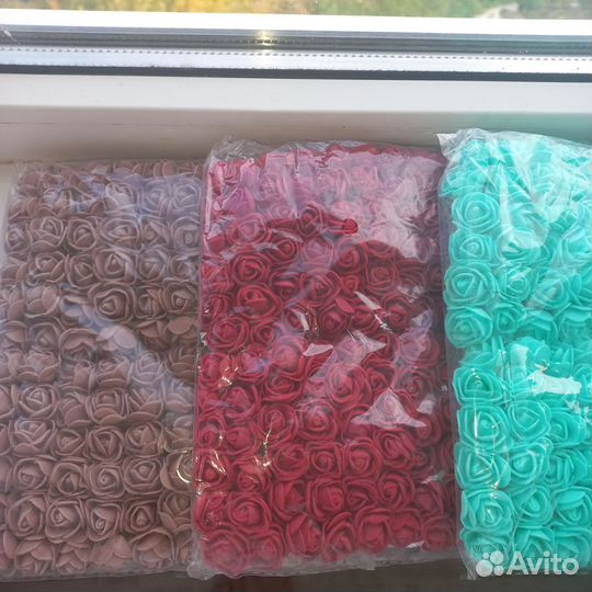 Розочки из фоамирана