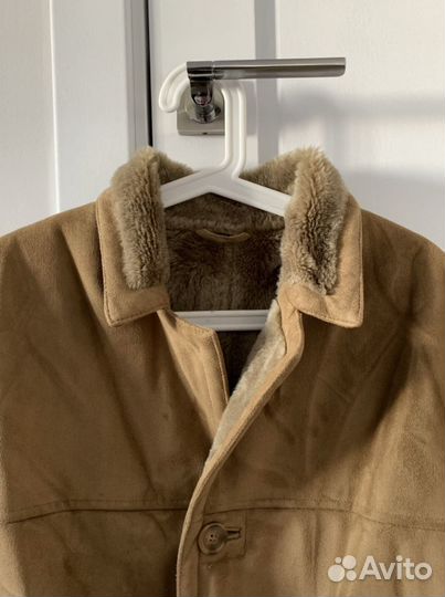 Куртка дубленка из искусственной замши 48 (М)