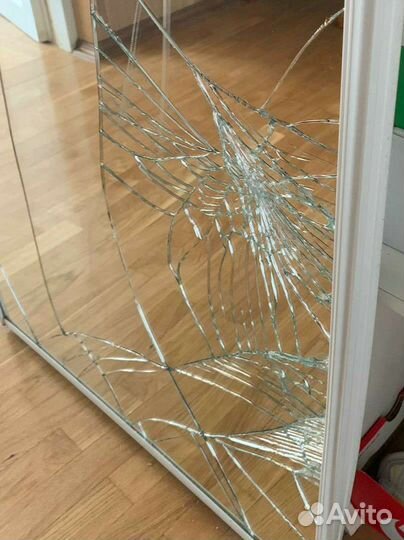 Замена зеркал в шкафу, Ремонт дверей купе