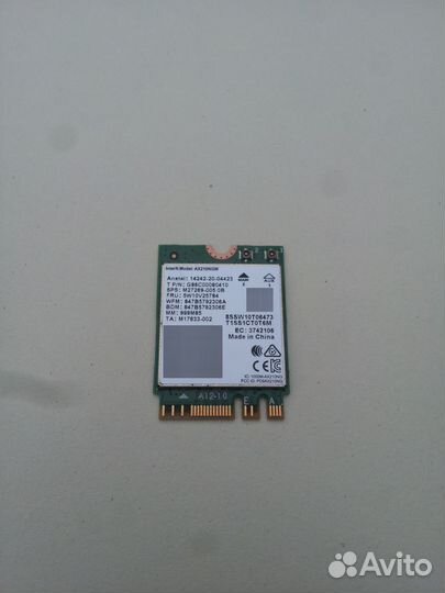 Сетевой адаптер Intel AX210NGW Wi-Fi 6E Bluetooth