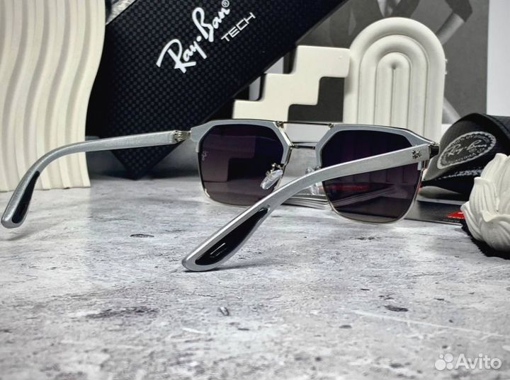 Очки Ray Ban Clubmaster зеркальные