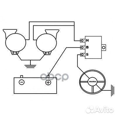 Сигнал звуковой улитка skyway 003 meshuba horn