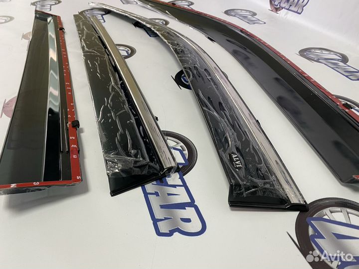 Дефлекторы с хром-молдингом для Lexus GX 460