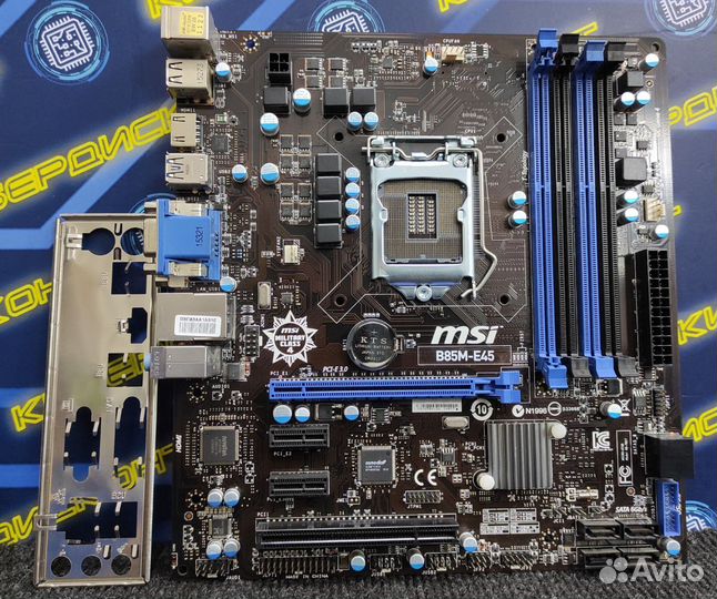 MSI B85M-E45 1150 сокет DDR3