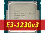 Xeon E3-1230v3 (аналог i7 4770 LGA1150)