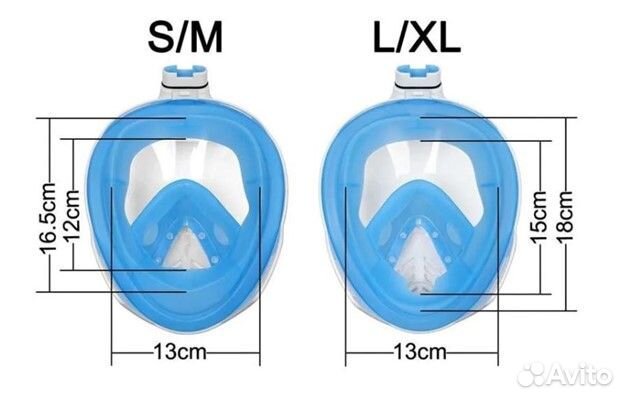 Маска Easy Breath для снорклинга