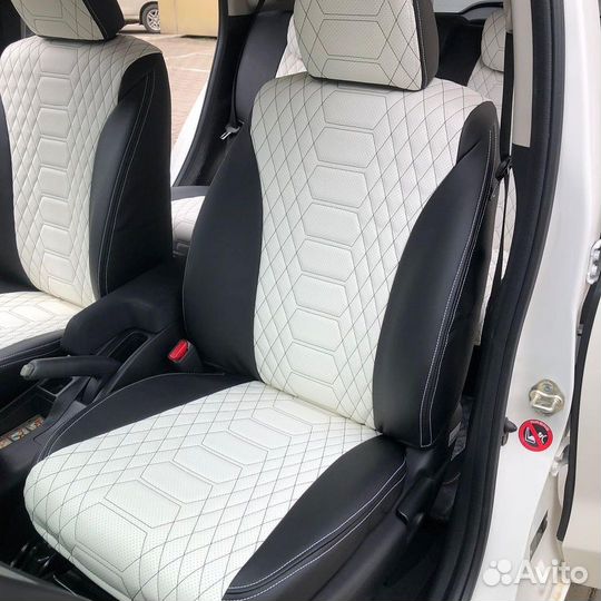 Авточехлы экокожа / алькантара